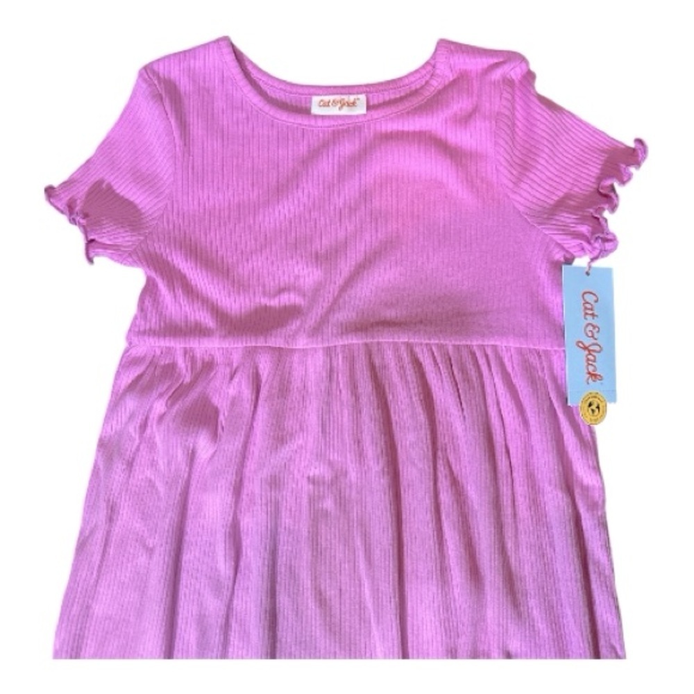 Cat & Jack Little Girls Dress Size 5T Opera Mauve Pink - Picture 6 of 7